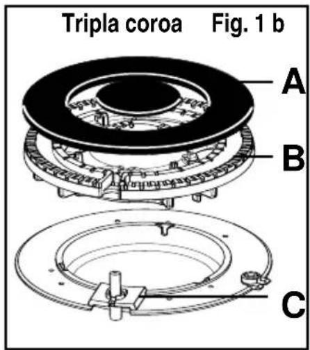 Tripla coroa Fig. 1 b A B C