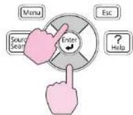 EPSON EB-S92 - Druk op de [Help]-knop. - 6