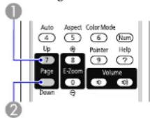 EPSON EB-S10 - Voorbeeld Van Pagina Omhoog/Omlaag Gebruik - 1