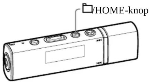 SONY Walkman NW-E015 - HOME-menulijst - 1