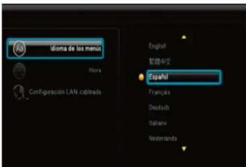 dioma de los menus English 対照中文 Español Franças Deutsch Italiano Nederlands