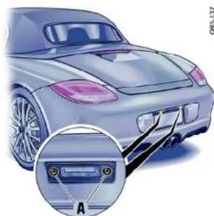 PORSCHE Boxter S (2009) - Changing bulb for side marker light - 2