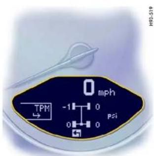 PORSCHE Boxter S (2009) - Displaying the tire pressure function of the on-board computer - 1