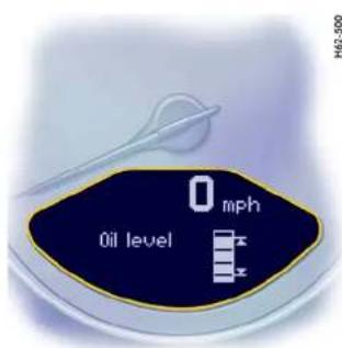 PORSCHE Boxter S (2009) - Initiating oil level measurement - 2