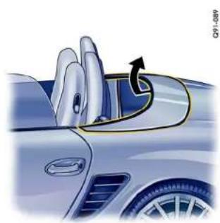 PORSCHE Boxter S (2009) - Danger of crushing or pinching. - 2