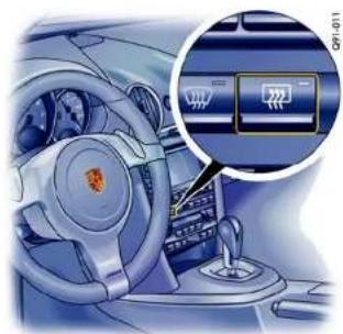 PORSCHE Boxter S (2009) - Changing air flow direction - 1