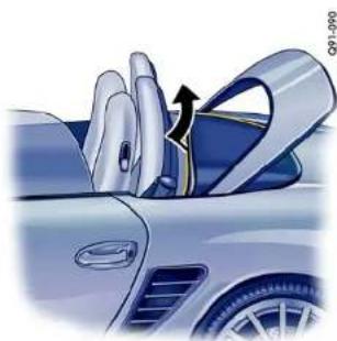 PORSCHE Boxter S (2009) - Danger of crushing or pinching. - 3