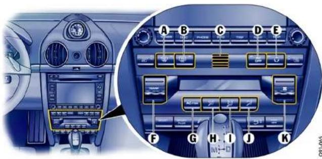 PORSCHE Boxter S (2009) - Automatic Air Conditioning System, Heated Rear Window/Door Mirror Heating - 1