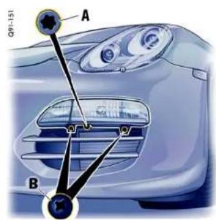 PORSCHE Boxter S (2009) - Closing the cover of the headlight housing - 7