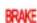 PORSCHE Boxter S (2009) - Brake system warning light - 1