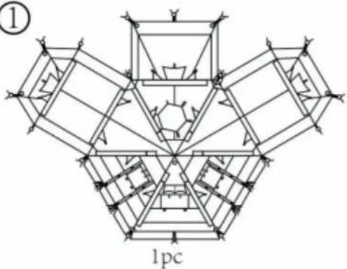 ① 1pc