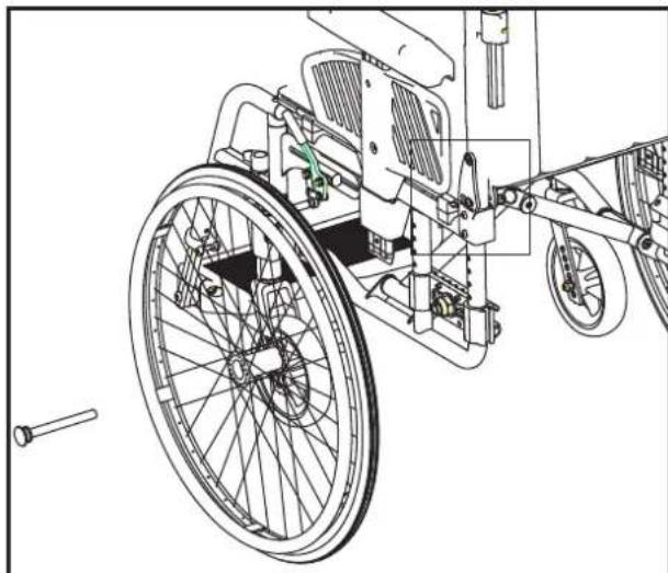 Handicare Exigo 30 - Instellen van de hoek van de rugleuning Figuur 32 en 33 - 2