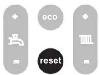 Atag I36C - Reset-toets - 1