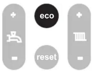 Atag I36C - ECO-functie warm water (alleen combiketel) - 1