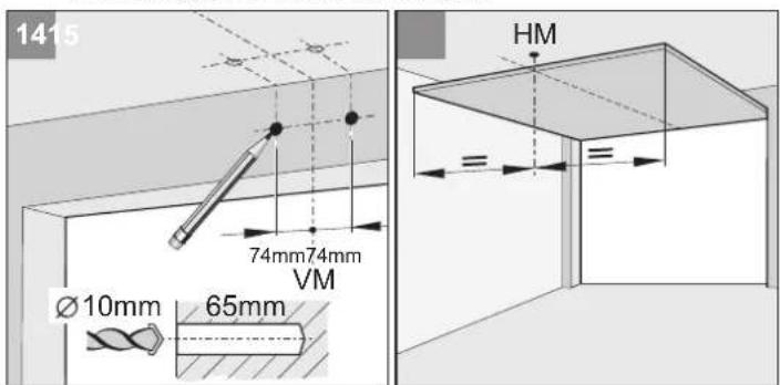 1415 74mm74mm VM Ø10mm 65mm HM