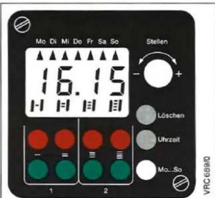 VAILLANT VRC-Set BW - Aktuele tijd instellen - 1