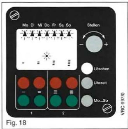 VAILLANT VRC-Set BW - Schakeltijden annuleren - 1
