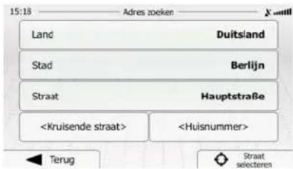 15:18 Adres zoeken X multi Land Duitsland Stad Berlijn Straat Hauptstraße Terug Straat selecteren