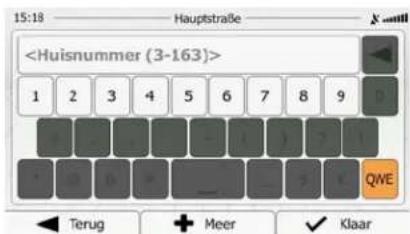 1 2 3 4 5 6 7 8 9 QWE Terug + Meer ✓ Klaar
