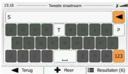 15:18 Tweede straatnam S Q W E P T Y U J D P A E D F G H S K L Z R C \ Terug + Meer Resultaten (6)