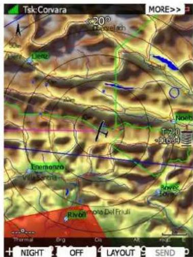 Tsk: Corvara <20° Rivvelam 50m Lietz 50m Noets T210 • 100% Elmeronso Villa Santsia Bowec Lion Rivon Rivon Thermal Srg Cie Alt ring E NIGHT OFF LAYOUT SEND