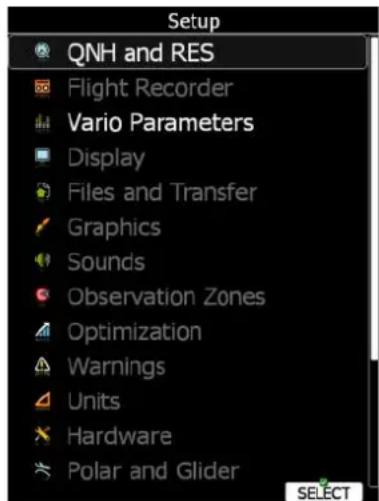 LXNAV LX9070 - Beheerder mode - 2