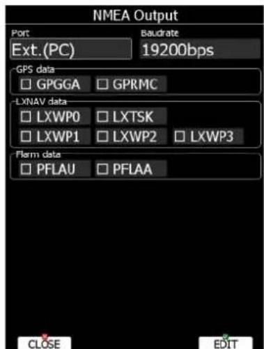 LXNAV LX9070 - NMEA Output - 1