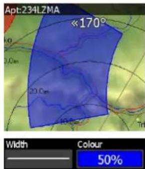 Apt:234LZMA <170° 23.0m 10.0m Width Colour 50%
