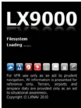 LXNAV LX9070 - Aanschakelen van het instrument - 1