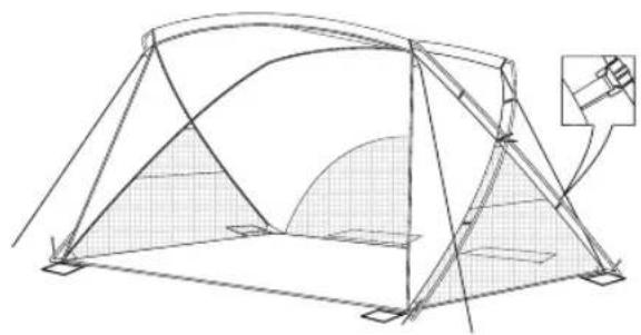Camp Master Beach Shelter 400 - STEP - 1: - 7