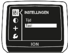 INSTELLINGEN Tijd Iaal ION