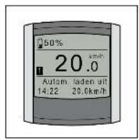 50% 20.0 Autom. laden alt 14:22 28.6km/h