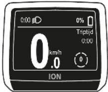 0:00 0% Triptid 0:00 0 km/h .0 ION