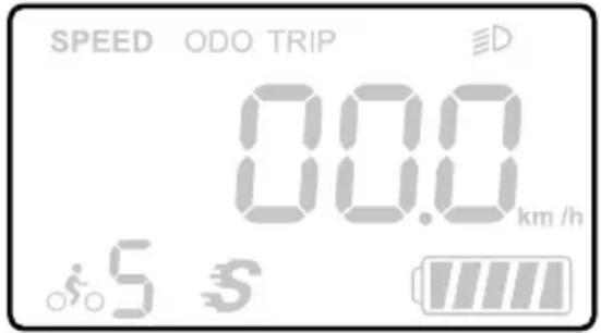 SPEED ODO TRIP 00.0 km /h 5 s