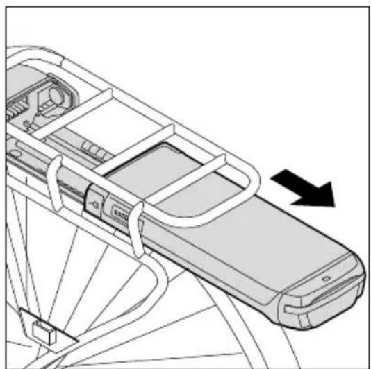 Sparta E-Motion M8e - Batterijpakket uitnemen - 2