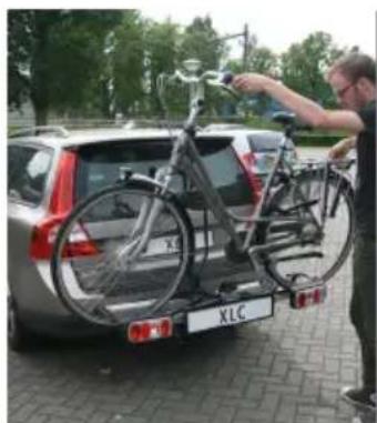XLC Azura Xtra - Fiets voor fietsendrager zetten - 1