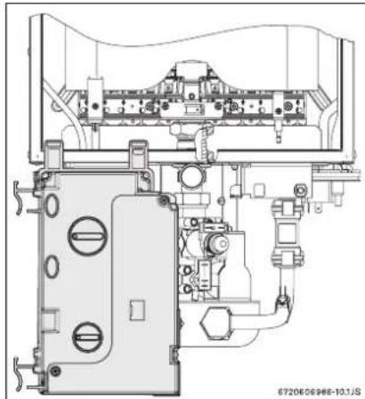 BOSCH Celsius WT11 - Verwijderen van de besturingsunit - 2