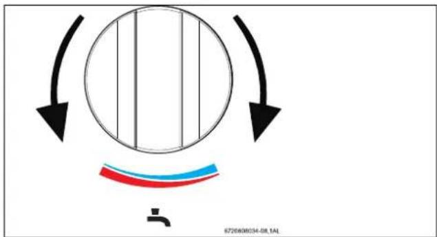 BOSCH GWH11-P - Temperatuurinstelling - 1