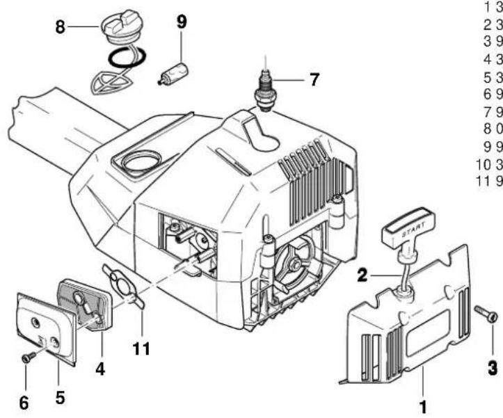MAKITA DBC4510 - Uittreksel uit de reserveonderdelenlijst. - 2