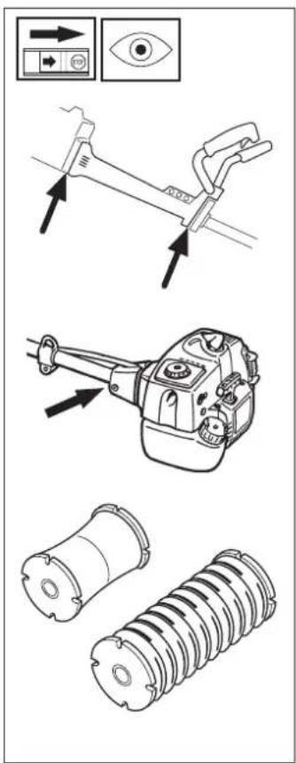 HUSQVARNA 325RXT - Beschermkap voor de snijuitrusting - 2