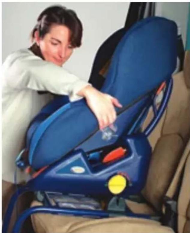 Ellermeyer G0-1 ISOfix - Installatie op een FWF (met de rijrichting mee) ISOFIX-platform - 1