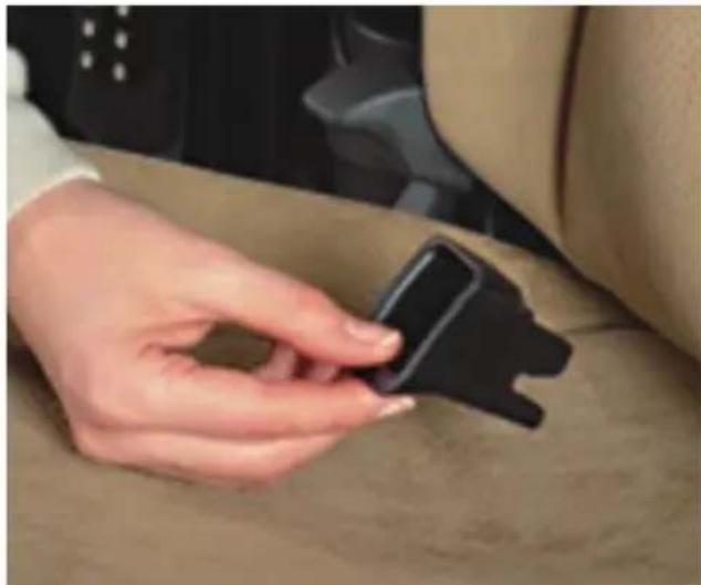 Ellermeyer Bimbo Fix - Locatie van de ISOFIX-bevestigingen en invoeren van de geleiders - 1