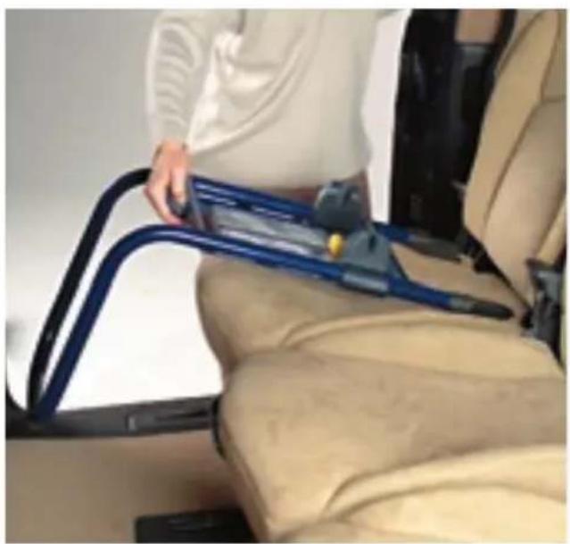 Ellermeyer Bimbo Fix - Bevestigen van een FWF (met de rijrichting mee) ISOFIX-platform - 1