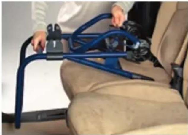Ellermeyer Bimbo Fix - Bevestigen van een RWF (tegen de rijrichting in) ISOFIX-platform - 1