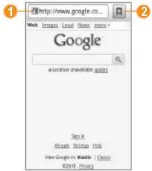 SAMSUNG Galaxy 551 i5510 - > Webpagina's bekijken - 1