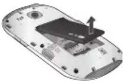 LG C300GO - Verwijder de batterij - 1