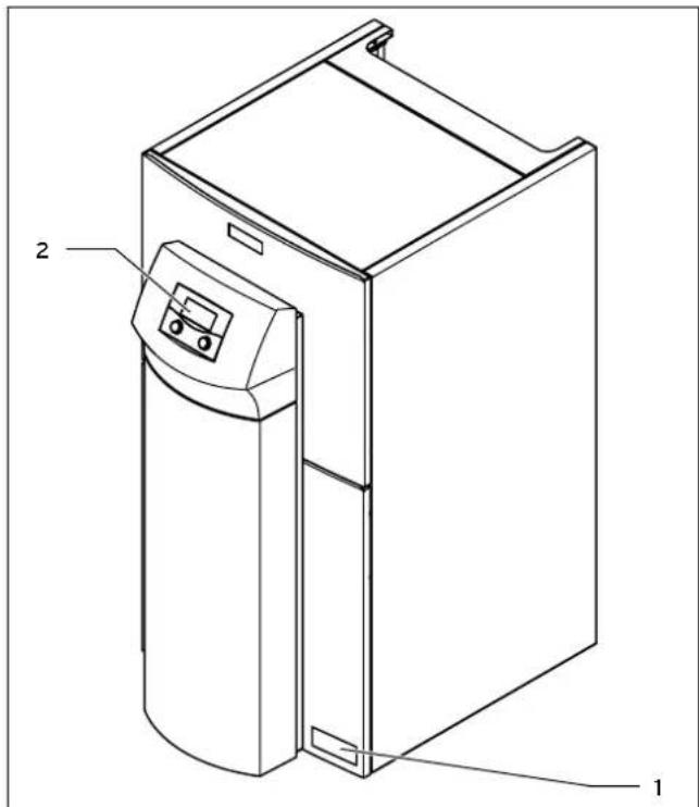 VAILLANT GeoTHERM Solo VWS 61-171/3 - Opbouw van de warmtepomp - 1