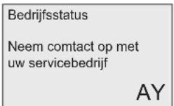 Nefit MultiLine - Bedrijfs-en storingsmeldingen op de ModuLine 400 - 1