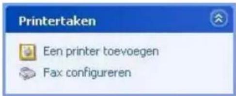Printertaken Een printer toevoegen Fax configureren