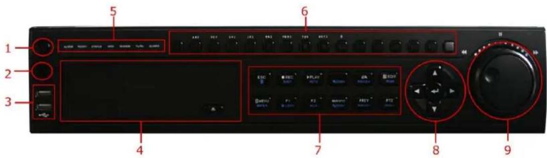 Hikvision DS-7304HI-ST - Voor Paneel - 1